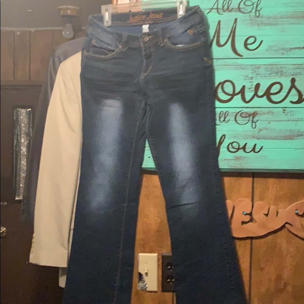 Justice Girls 14R Blue Jeans